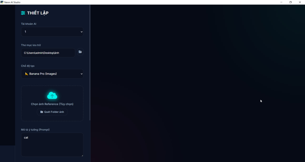 Giao diện phần mềm